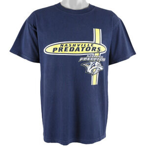 Nashville Predators Spell Out Hockey Fan Graphic Unisex T-Shirt